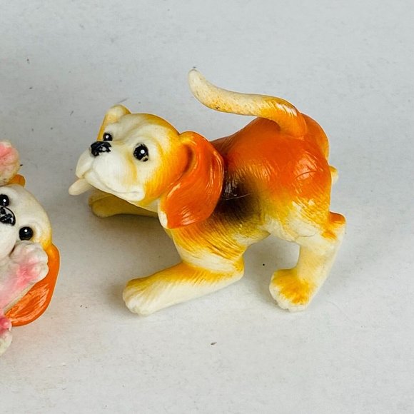 Puppy Dogs Pretend Play Bull Dog And Floppy Eared Lot of 3 Toy Animal Figures - Picture 3 of 5